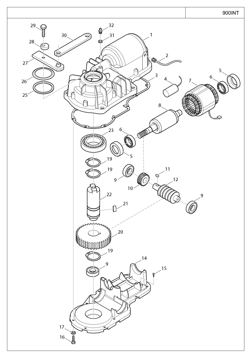 Σχέδιο ανταλλακτικών KEY Automation INT - UNDER