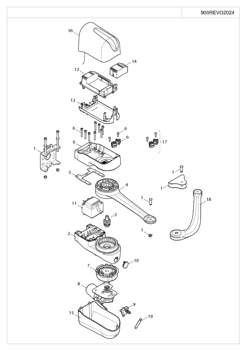 Σχέδιο ανταλλακτικών KEY Automation REVO2024