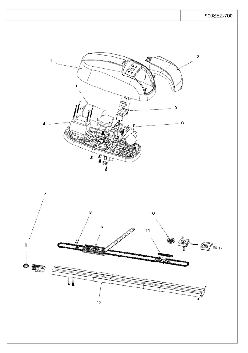 Σχέδιο ανταλλακτικών KEY Automation SEZ700 - VIPER