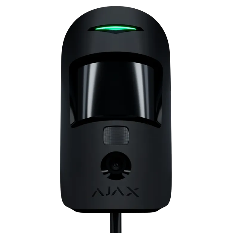 AJAX - MOTION CAM FIBRA BLACK (PhOD) Ενσύρματος ανιχνευτής FIBRA, PIR &amp; Pet Friendly (20kg),με ενσωματωμένη κάμερα για φωτογραφίες κατ' επιλογή, σε μαύρο χρώμα