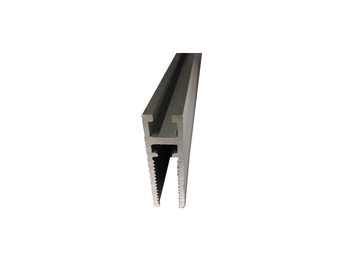 KEY AUTOMATION PA007 - Προφίλ στερέωσης γυάλινης πόρτας 3200 mm, γυαλί 10 mm