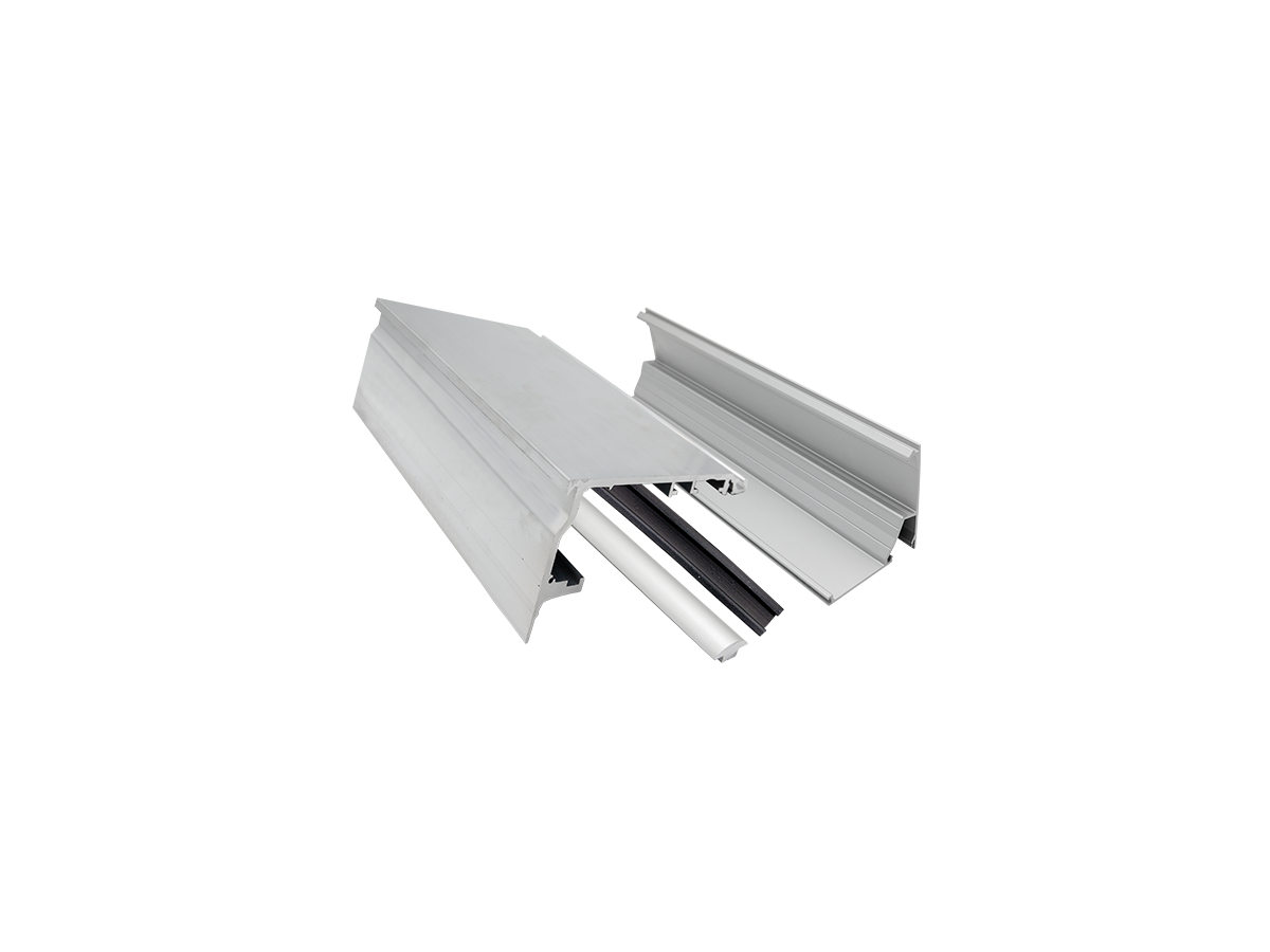 KEY AUTOMATION KPRO1L - LEVANTE κιτ προφίλ αλουμινίου, μήκος 4500 mm, για μονόφυλλη / δίφυλλη