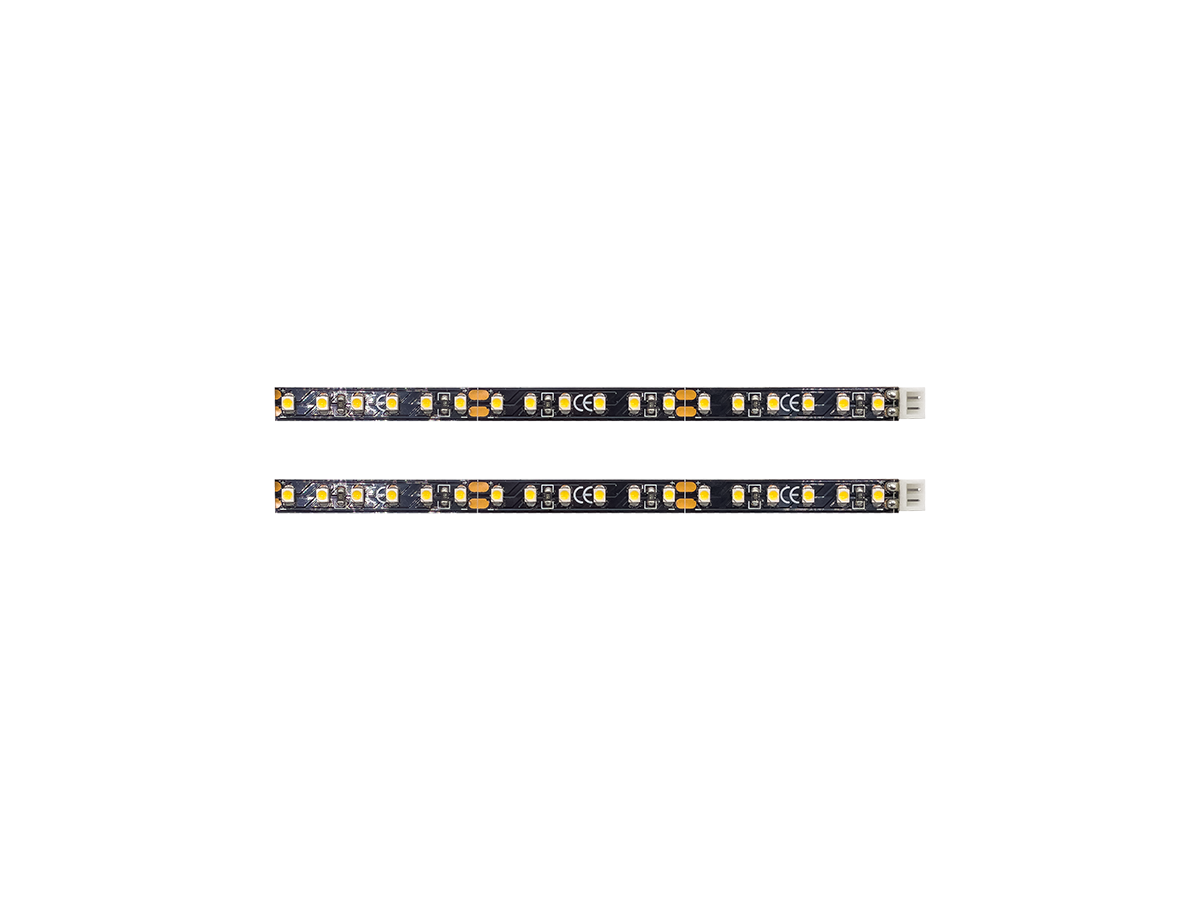 KEY AUTOMATION LEDBW - Ταινία LED 18 LED θερμό λευκό, μαύρη πλακέτα (2 τεμ.)