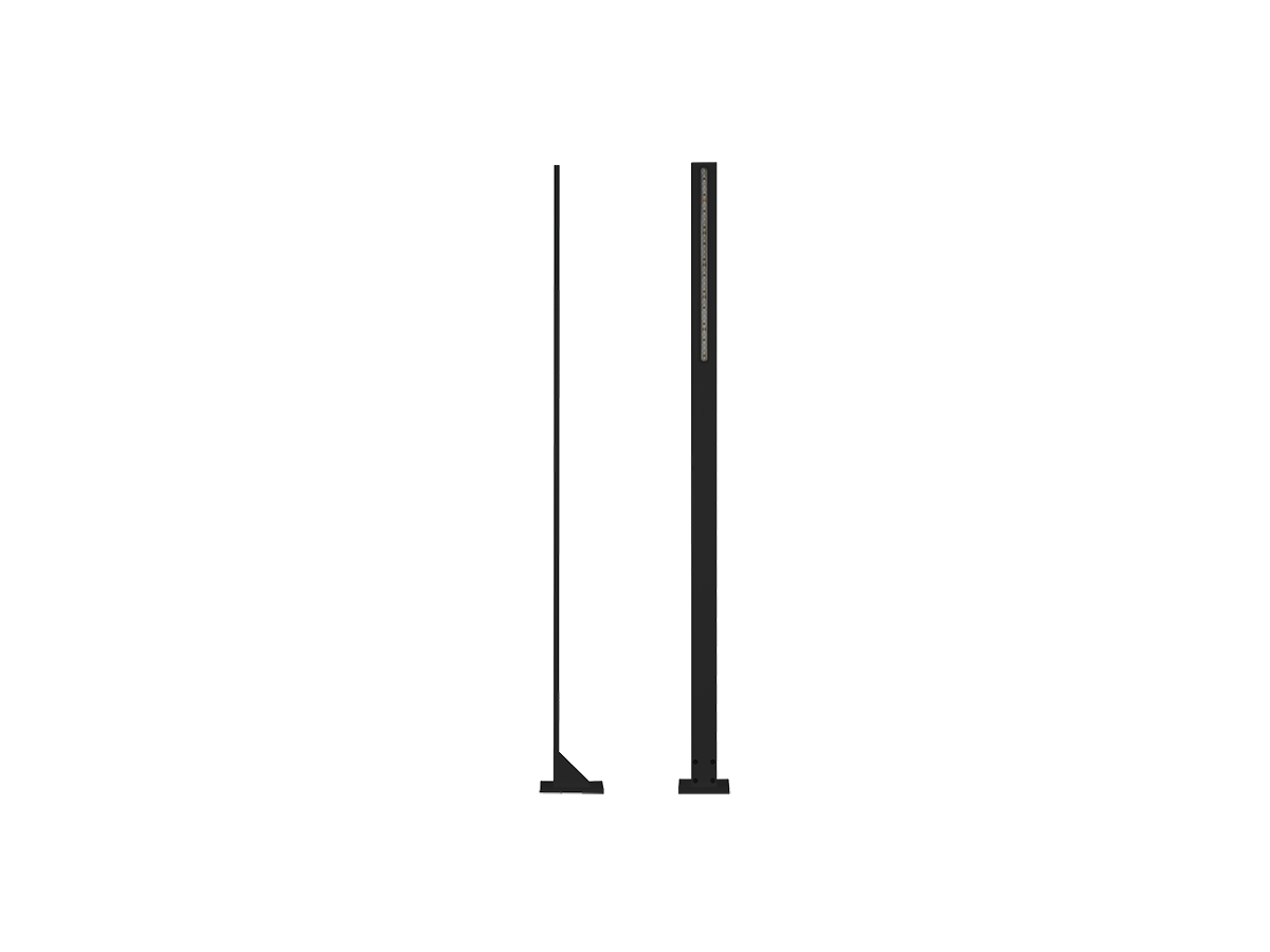 KEY AUTOMATION STIKTD - Φωτιστικό κήπου LED STIK, γκρι RAL 7016, ύψος 986 mm