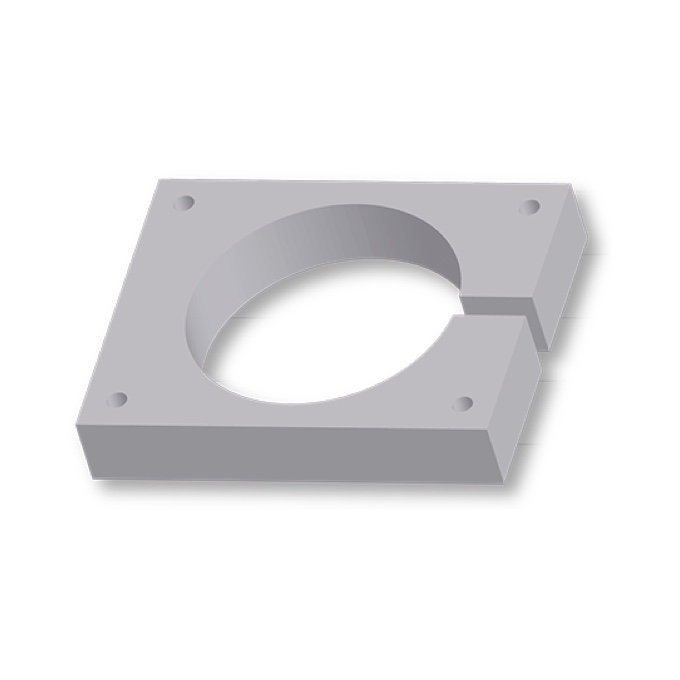 KEY AUTOMATION STI3W - Αντιπλάκα στερέωσης φωτιστικού, λευκή RAL 9010 1