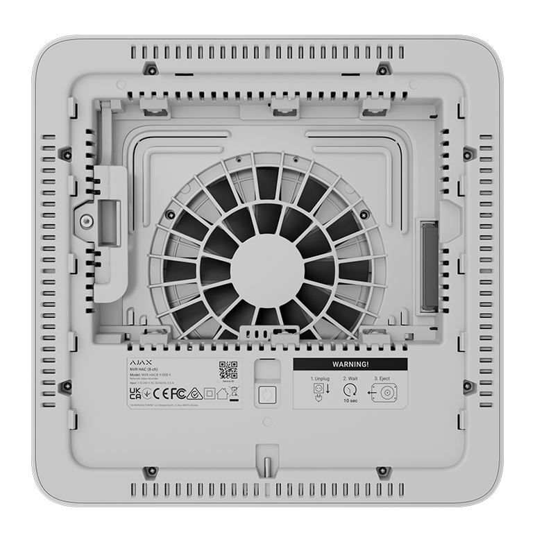 AJAX - NVR HAC (8ch) WHITE