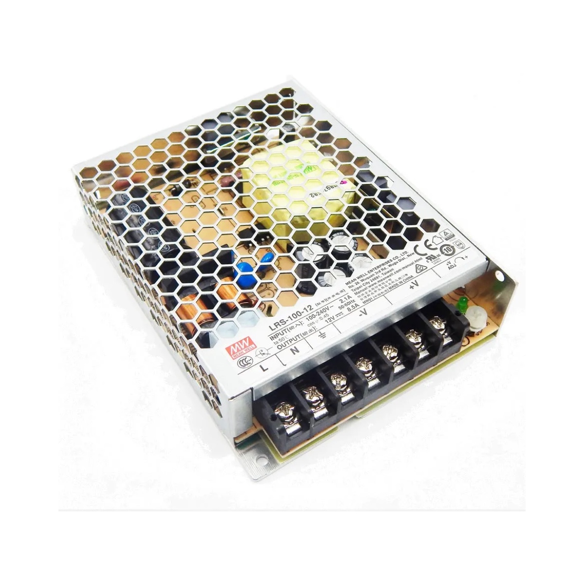 Meanwell  - LRS-100-12 Open frame τροφοδοτικό 12V-8,5A