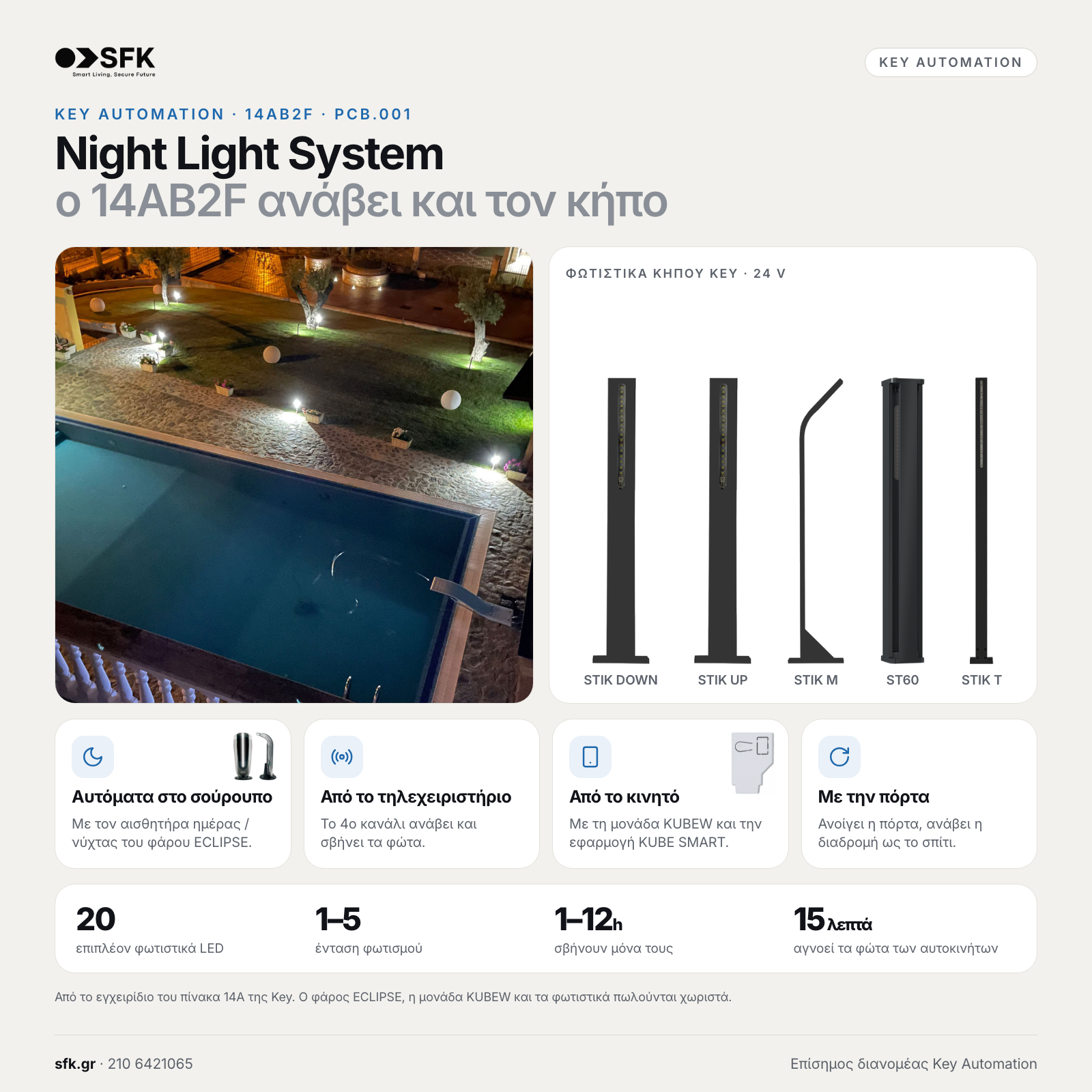 KEY AUTOMATION 14AB2F: Night Light System