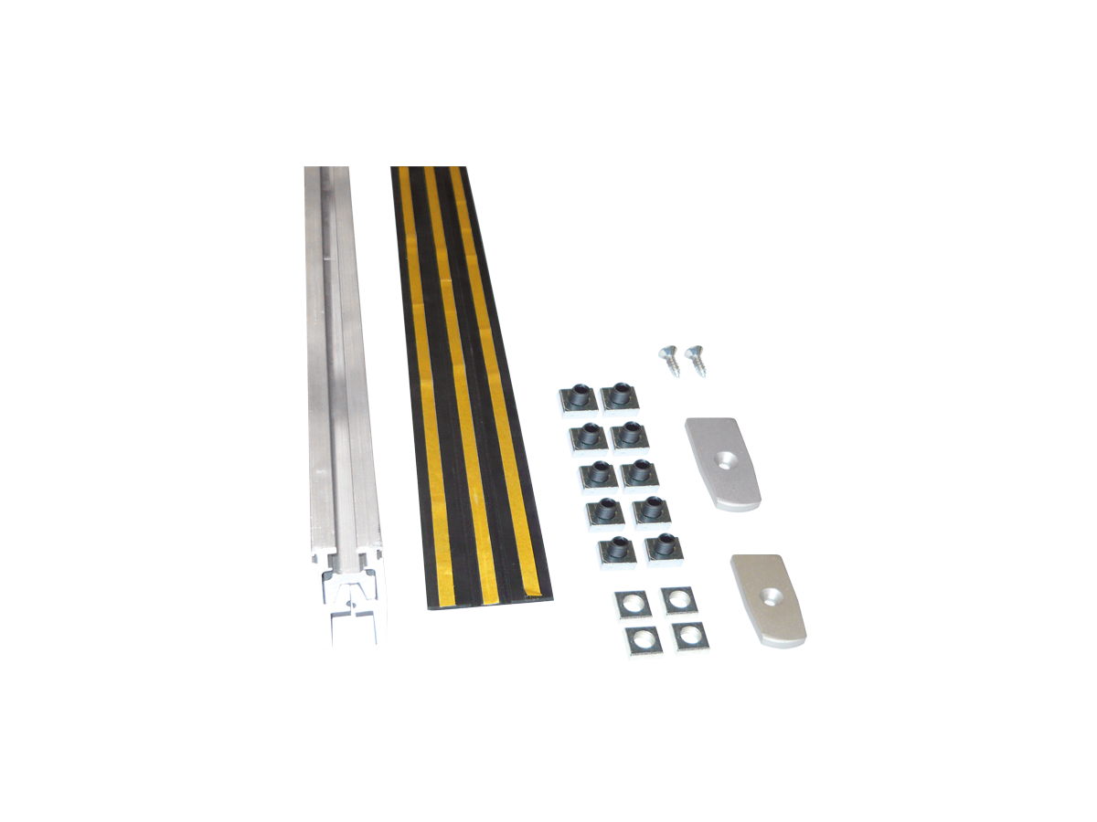KEY AUTOMATION PA005E - Κιτ στερέωσης γυάλινης πόρτας 1500 mm, γυαλί έως 10 mm
