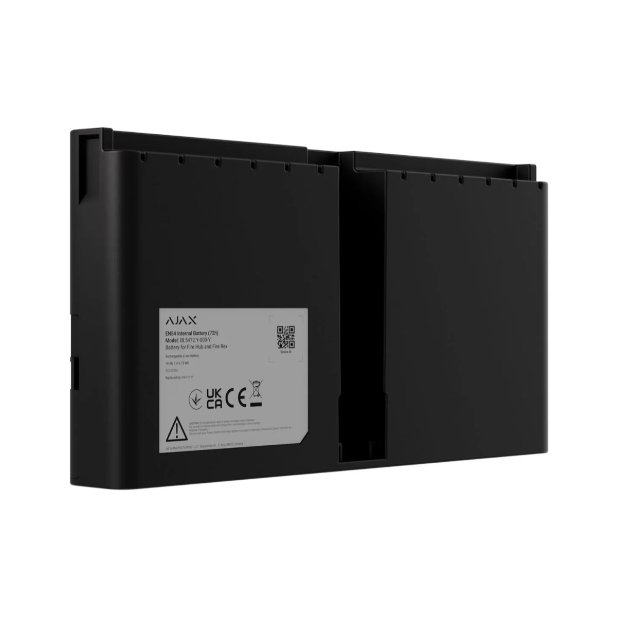 AJAX Internal Battery (72h) EN54 Black