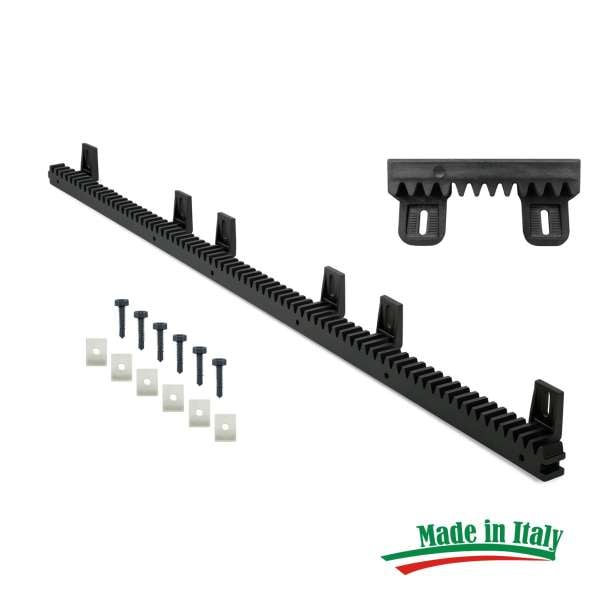 Nice ROA66 – Κρεμαγιέρα Μ4 27x20x1000mm πλαστική με μεταλλικά ένθετα