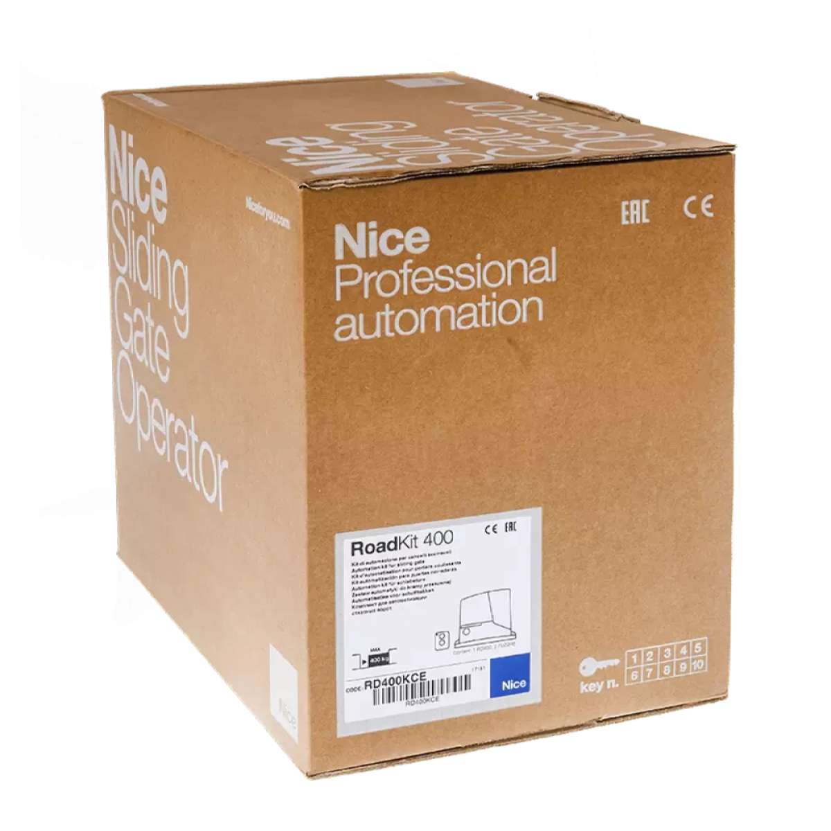 Nice ROAD (Wifi Kit) - Μοτερ Συρόμενης Γκαραζόπορτας έως 500kg
