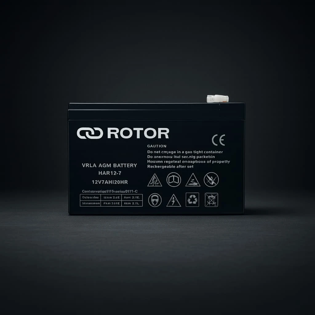ROTOR 12V 7.2Ah Battery VRLA Lead Acid2