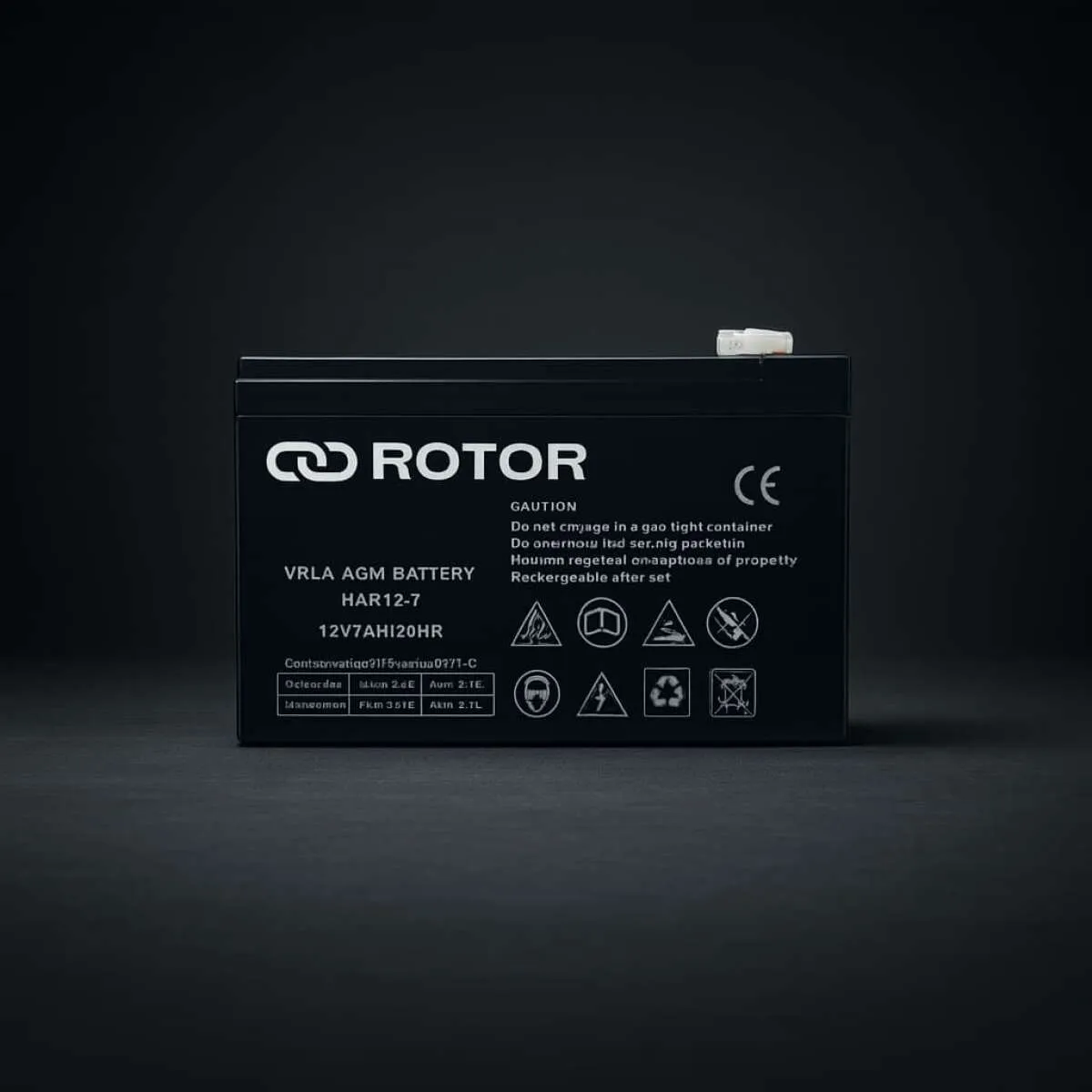 ROTOR 12V 7.2Ah Battery VRLA Lead Acid2