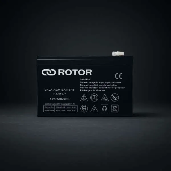 ROTOR 12V 7.2Ah Battery VRLA Lead Acid2
