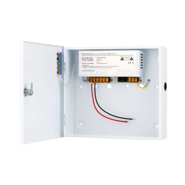 ROTOR ZTP1210B Τροφοδοτικό 12V:10A με μεταλλικό κουτί και δυνατότητα προσθήκης μπαταρίας