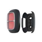 AJAX - HOLDER FOR DOUBLE BUTTON & BUTTON BLACK Bάση τοποθέτησης για Double Button και Βutton, σε μαύρο χρώμα.