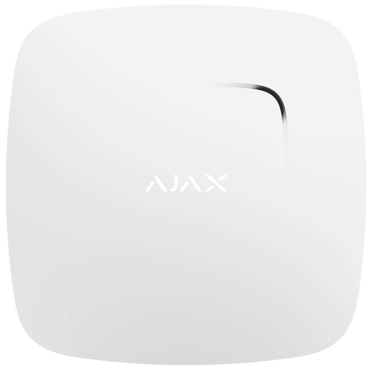 AJAX - FIRE PROTECT PLUS (With CO) WHITE Ασύρματος ανιχνευτής καπνού, θερμοκρασίας και μονοξειδίου του άνθρακα (CO) με ενσωματωμένη σειρήνα, σε λευκό χρώμα.