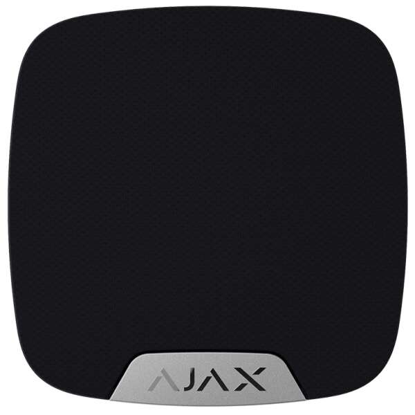 AJAX - HOME SIREN BLACK Ασύρματη εσωτερική σειρήνα, σε μαύρο χρώμα.