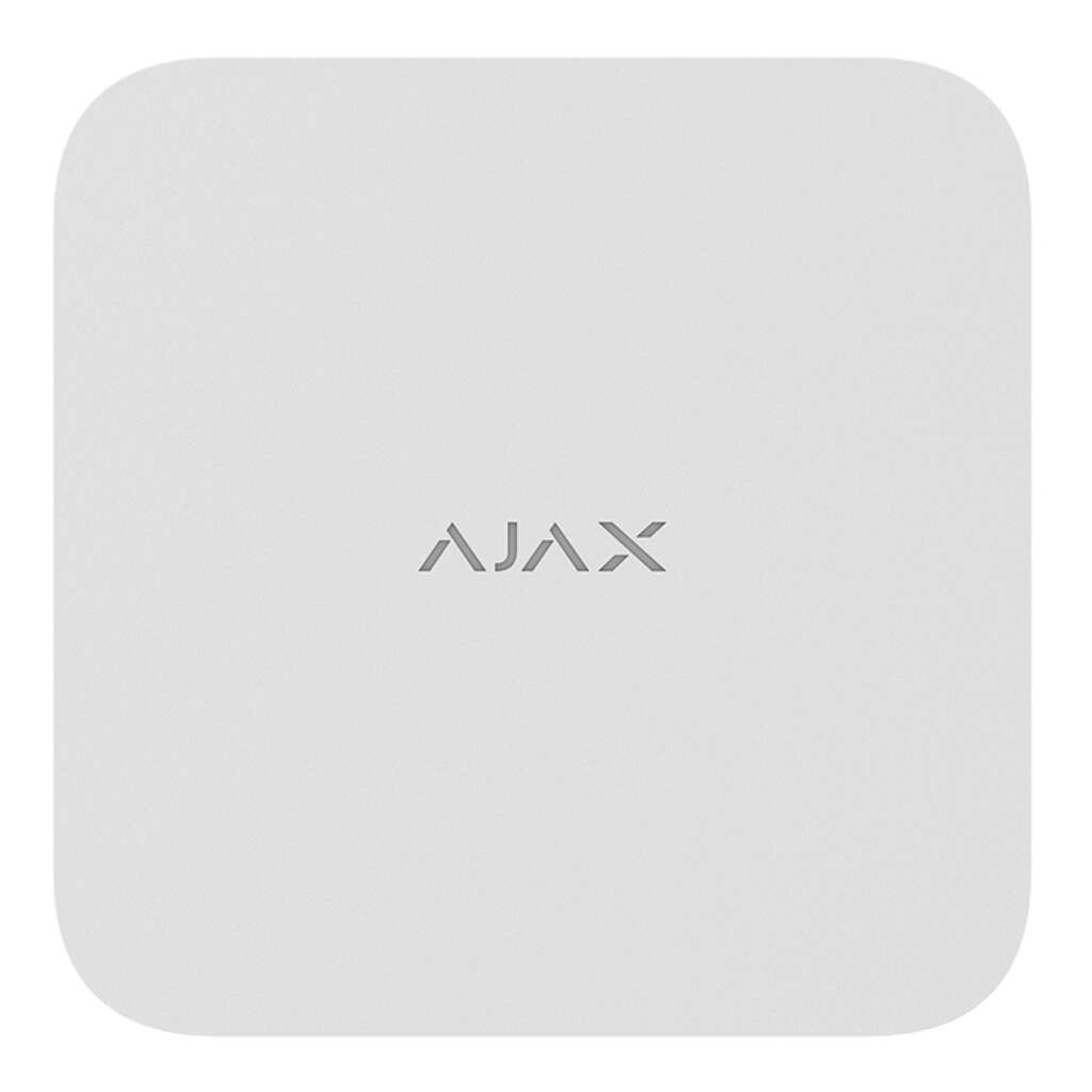 AJAX - NVR (16ch) WHITE Καταγραφικό Αjax 16 καναλιών 4Κ (8ΜP), σε λευκό χρώμα.