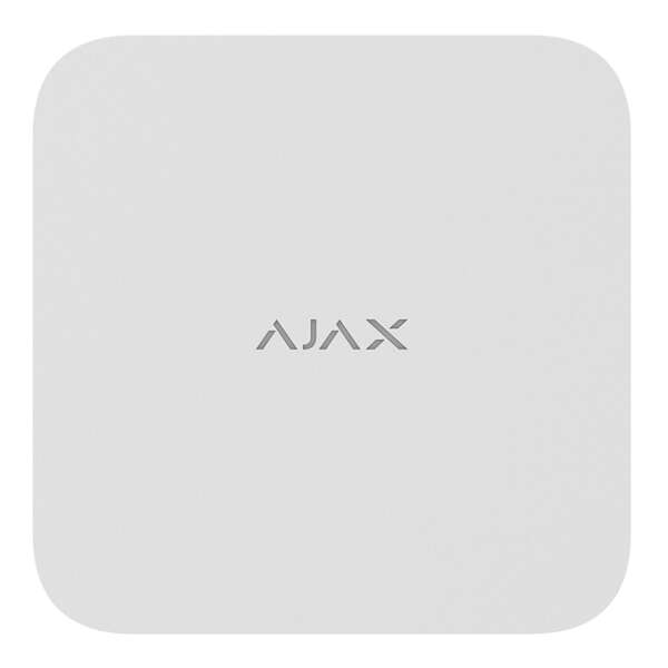 AJAX - NVR (16ch) WHITE Καταγραφικό Αjax 16 καναλιών 4Κ (8ΜP), σε λευκό χρώμα.