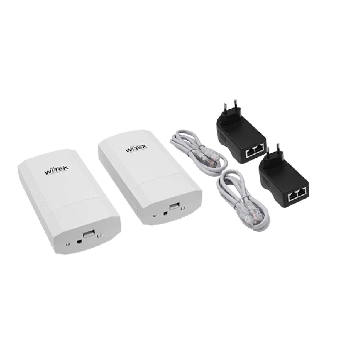 WI-TEK - WI-CPE511H-KIT Κατευθυντική κεραία 5GHz στα 900Mbps για απόσταση μέχρι 3km. Διαχείριση από κινητό μέσω cloud.