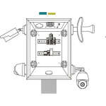 WI-TEK - WI-IOTBOX01 Aδιάβροχο κουτί για εξωτερική τοποθέτηση. Προστασία IP65, IK10 και anti corrosion.