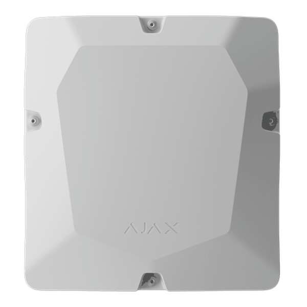 AJAX - CASE D (430) WHITE Κουτί διακλάδωσης οκτώ θέσεων και για δύο μπαταρίες (έως 18Ah), για ασφαλή ενσύρματη σύνδεση συσκευών Ajax Fibra, σε λευκό χρώμα.