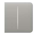 AJAX - SIDE BUTTON (2-GANG) OYSTER Πλάγια πρόσοψη για πλαίσιο (Frame) 2, 3, 4 ή 5 θέσεων ασύρματου διπλού διακόπτη ελέγχου φωτισμού, σε μπεζ χρώμα.