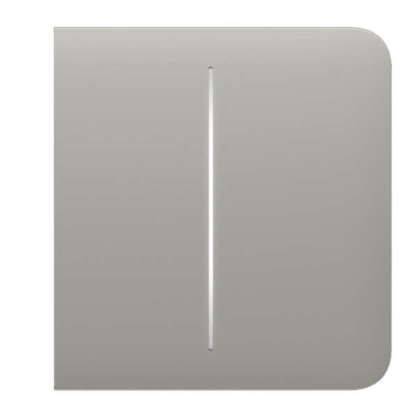 AJAX - SIDE BUTTON (2-GANG) OYSTER Πλάγια πρόσοψη για πλαίσιο (Frame) 2, 3, 4 ή 5 θέσεων ασύρματου διπλού διακόπτη ελέγχου φωτισμού, σε μπεζ χρώμα.