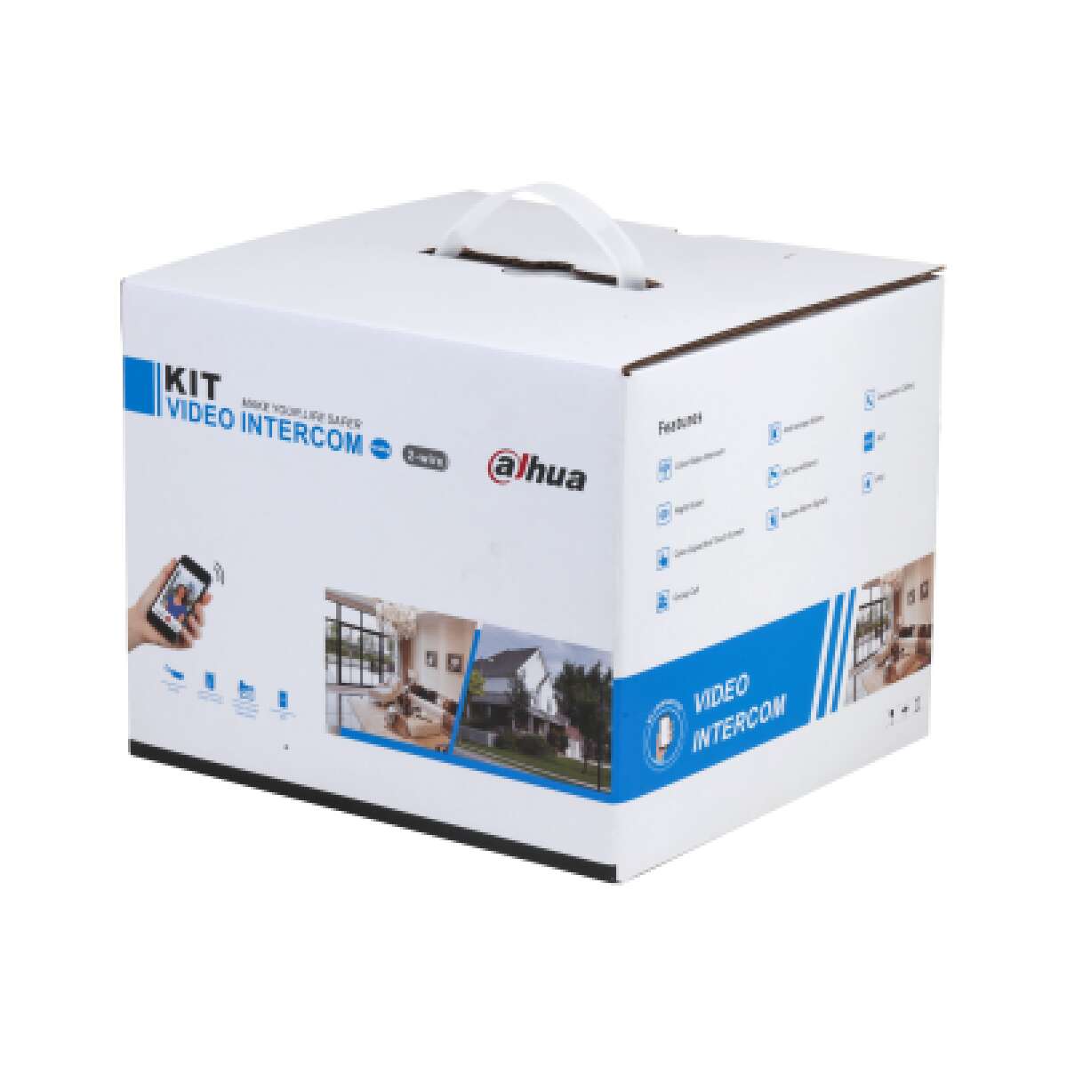 DAHUA - KTX01(S) Plug & Play IP Θυροτηλεόραση 2 καλωδίων με οθόνη WiFi 7". Eπίτοιχη τοποθέτηση.