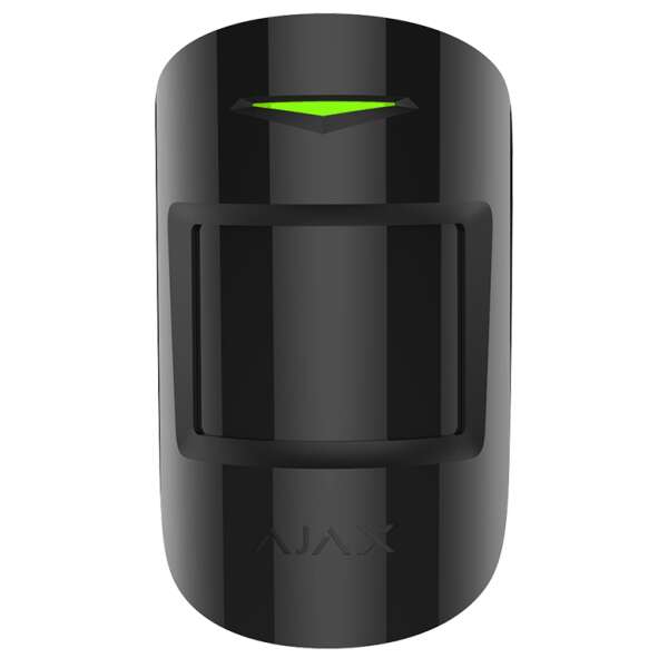 AJAX - MOTION PROTECT PLUS BLACK Ασύρματος ανιχνευτής κίνησης διπλής τεχνολογίας (PIR & Microwave), σε μαύρο χρώμα.