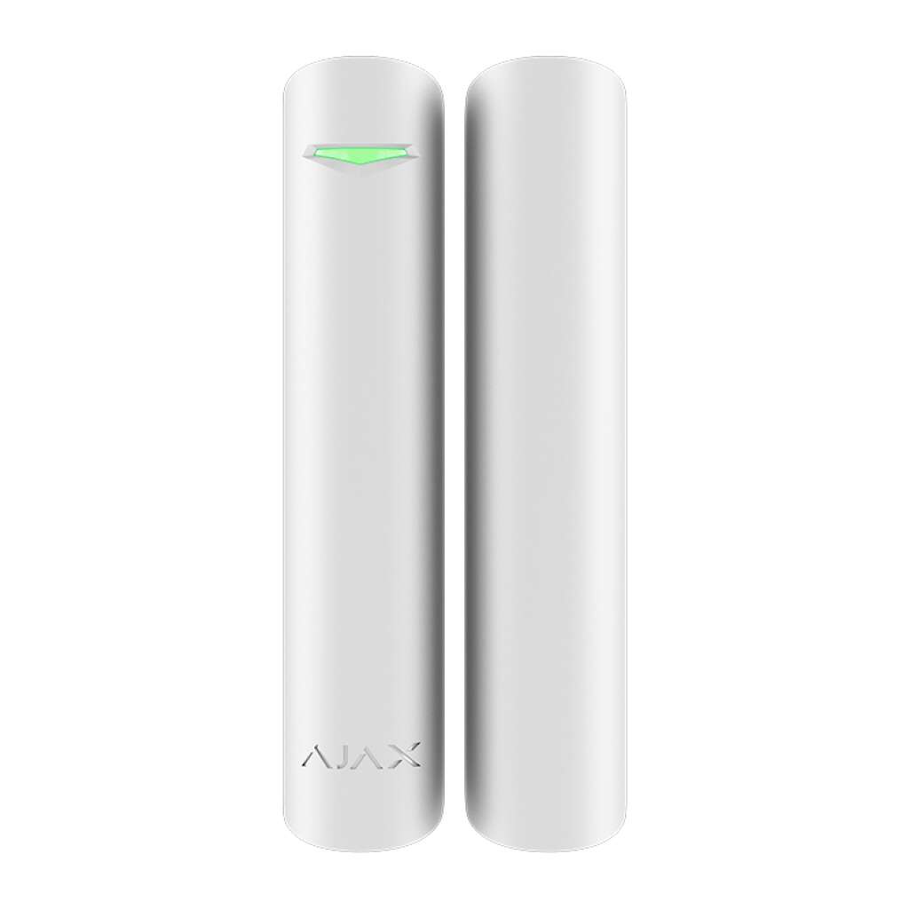 AJAX - DOOR PROTECT SUPERIOR WHITE Aσύρματη μαγνητική επαφή SUPERIOR, για έλεγχο ανοιγμάτων κτιρίων (πόρτες και παράθυρα), σε λευκό χρώμα.
