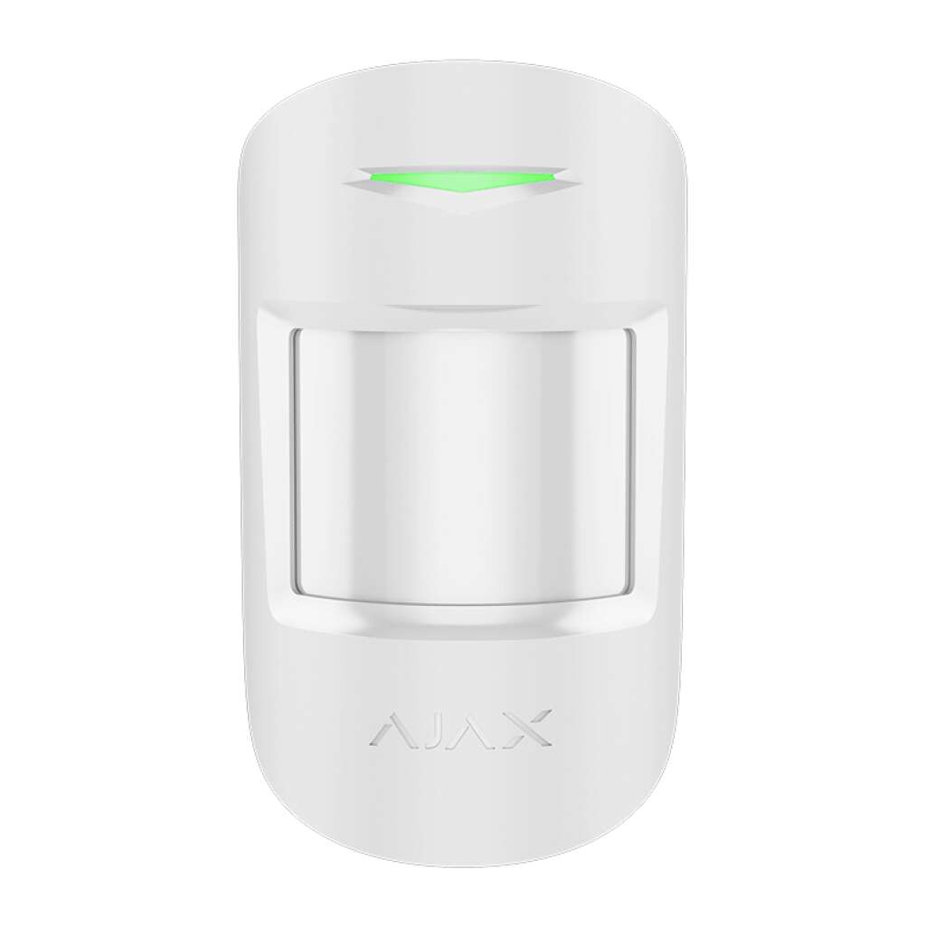 AJAX - MOTION PROTECT PLUS SUPERIOR WHITE Ασύρματος ανιχνευτής κίνησης SUPERIOR διπλής τεχνολογίας (PIR & Microwave), σε λευκό χρώμα.