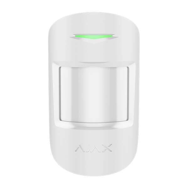 AJAX - MOTION PROTECT PLUS SUPERIOR WHITE Ασύρματος ανιχνευτής κίνησης SUPERIOR διπλής τεχνολογίας (PIR & Microwave), σε λευκό χρώμα.