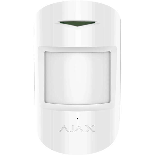 AJAX - MOTION PROTECT WHITE Ασύρματος ανιχνευτής κίνησης PIR & Pet Friedly, σε λευκό χρώμα.