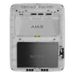 AJAX - CASE C (260) WHITE Κουτί διακλάδωσης μιας θέσης με υποδοχή για μια μπαταρία, για ασφαλή ενσύρματη σύνδεση συσκευών Ajax Fibra, σε λευκό χρώμα.