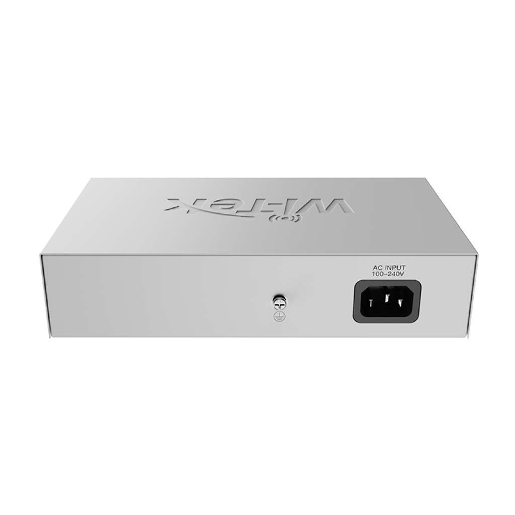 WI-TEK - WI-PS206S (V2) PoE Switch με 4 θύρες 100Mbps, με υποστήριξη 250m CCTV PoE. Τροφοδοσία 60W.