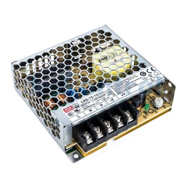 Meanwell LRS-75-12 12V 6A OPEN FRAME POWER SUPPLY