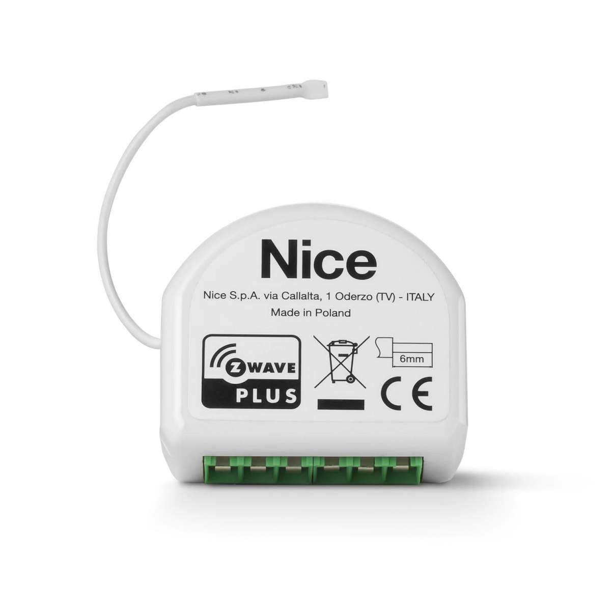 Nice ON/OFF-CONTROL - Δέκτης Z-Wave διαχείρισης φωτών (με μέτρηση κατανάλωσης)