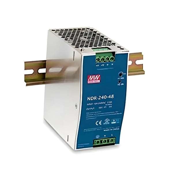 Meanwell Τροφοδοτικό Ράγας 240W/48VDC/5A Pfc Slim NDR-240-48