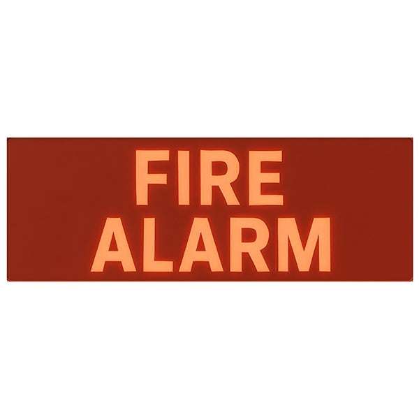 L-FIRE ALARM Καρτέλα μηνύματος για την συσκευή DOA FJ/CPD. Μήνυμα: Fire Alarm