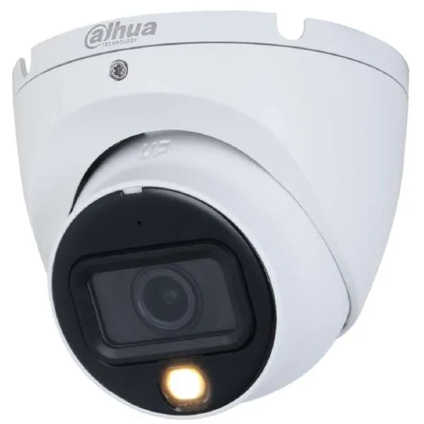 DAHUA - HAC-HDW1801TLM-IL-A-0280B-S2 Dual Smart Illuminators Dome κάμερα 8MP με φακό 2.8mm και ενσωματωμένο μικρόφωνο.