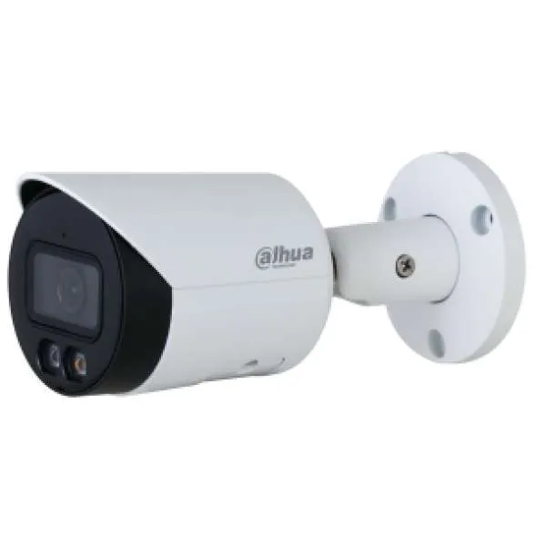 DAHUA - IPC-HFW2249S-S-IL-0280B IP Smart Dual Illuminator Bullet κάμερα ανάλυσης 2MP, με φακό 2.8mm, IR30m και Led 30m. Ενσωματωμένο μικρόφωνο.
