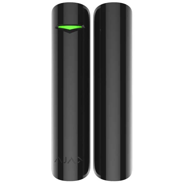 AJAX - DOOR PROTECT SUPERIOR BLACK Aσύρματη μαγνητική επαφή SUPERIOR, για έλεγχο ανοιγμάτων κτιρίων (πόρτες και παράθυρα), σε μαύρο χρώμα.
