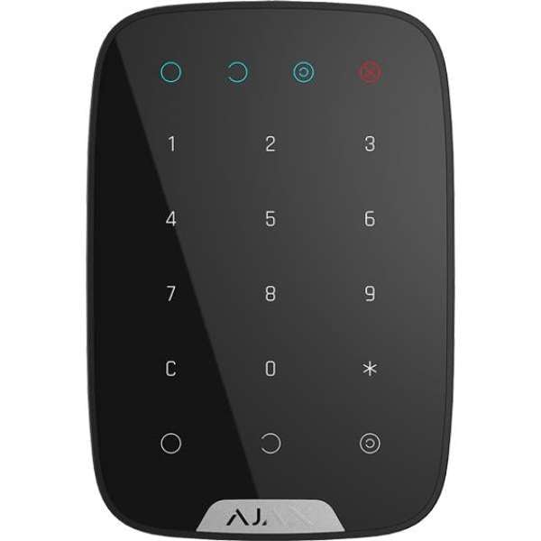 AJAX - KEYPAD BLACK Ασύματο πληκτρολόγιο αφής, σε μαύρο χρώμα.