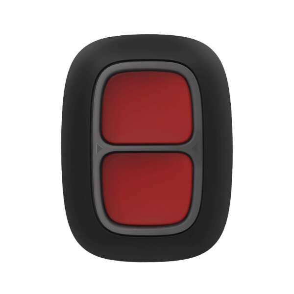 AJAX - DOUBLE BUTTON BLACK Ασύρματο μπουτόν πανικού δύο πλήκτρων, σε μαύρο χρώμα.