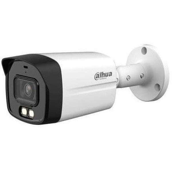 DAHUA - HAC-HFW1801TLM-IL-A-0360B-S2 Dual Smart Illuminators Bullet κάμερα 8MP με φακό 3.6mm και ενσωματωμένο μικρόφωνο.