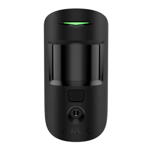 AJAX - MOTION CAM SUPERIOR (PhOD) BLACK Ασύρματος ανιχνευτής κίνησης SUPERIOR με ενσωματωμένη κάμερα για φωτογραφίες κατ' επιλογή (PhOD), σε μαύρο χρώμα