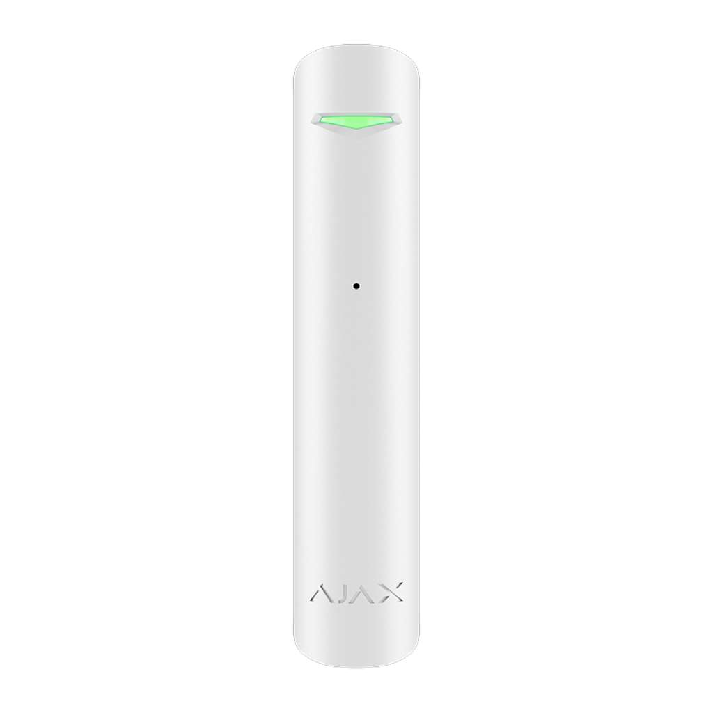 AJAX - GLASS PROTECT SUPERIOR WHITE Ασύρματος ανιχνευτής θραύσης κρυστάλλων SUPERIOR, σε λευκό χρώμα.